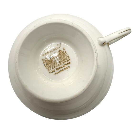 Paragon Double Warrent Yellow Forsythia Flowers Floral Tea Cup & Saucer - Picture 7 of 14